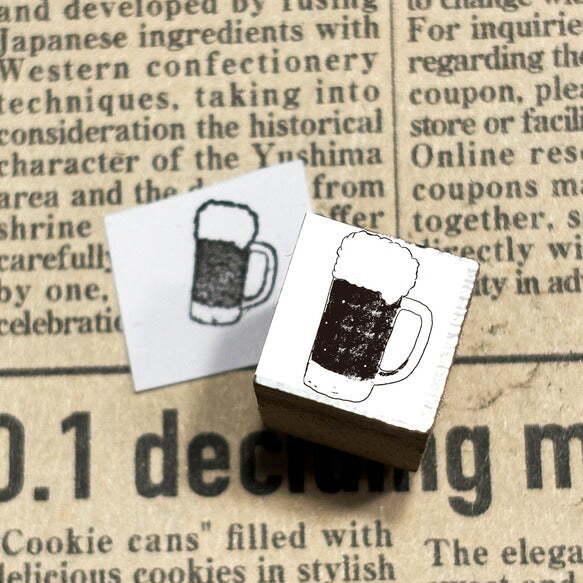 パティシエハリネズミ スタンプ 12×12mm ポット コーヒーサーバー 王冠 フラッペチーノ クラッカー ビール フレンチクルーラー チェリーカップケーキ いちごシュー チョコ シャボン玉 クッキー