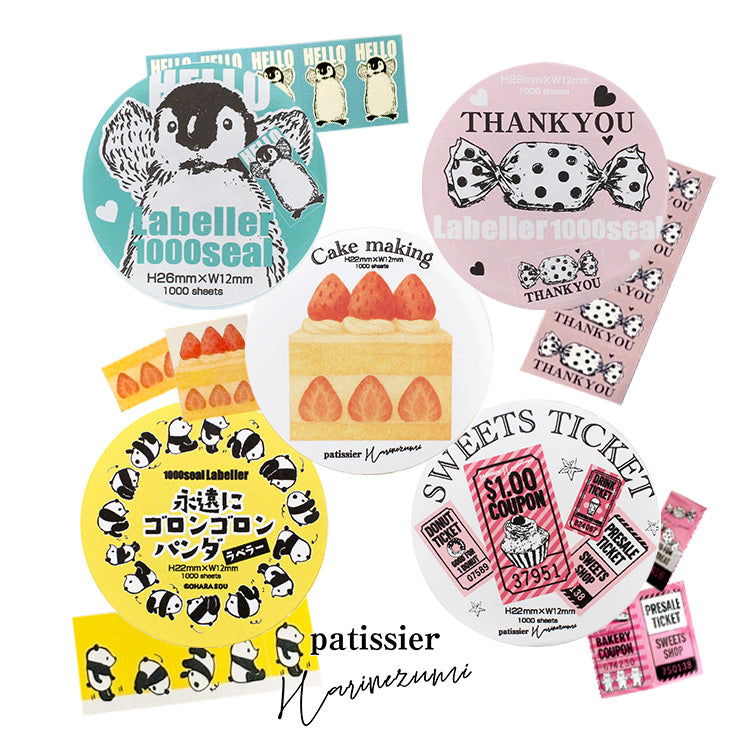 Etiquetadora Pastry Chef Hedgehog 1000 Hojas Tipo Rollo