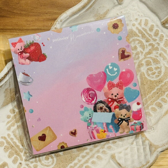 パティシエハリネズミ スタンプ A デコレーションケーキ B プレゼントベアー 手帳 カレンダー 連絡帳 ご褒美はんこ かわいい おしゃれ