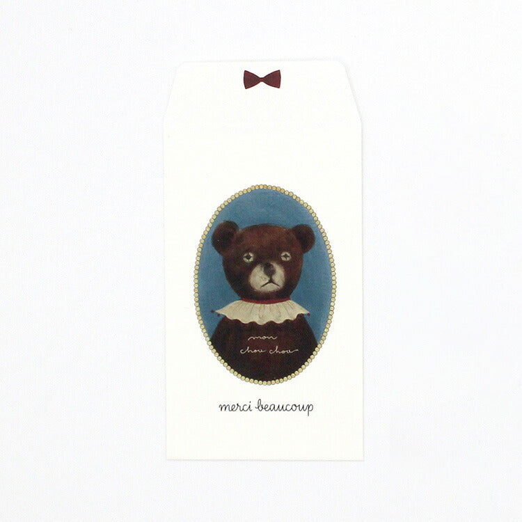 キノトリコ ポチ袋 A クマ B LOVE 5枚入り