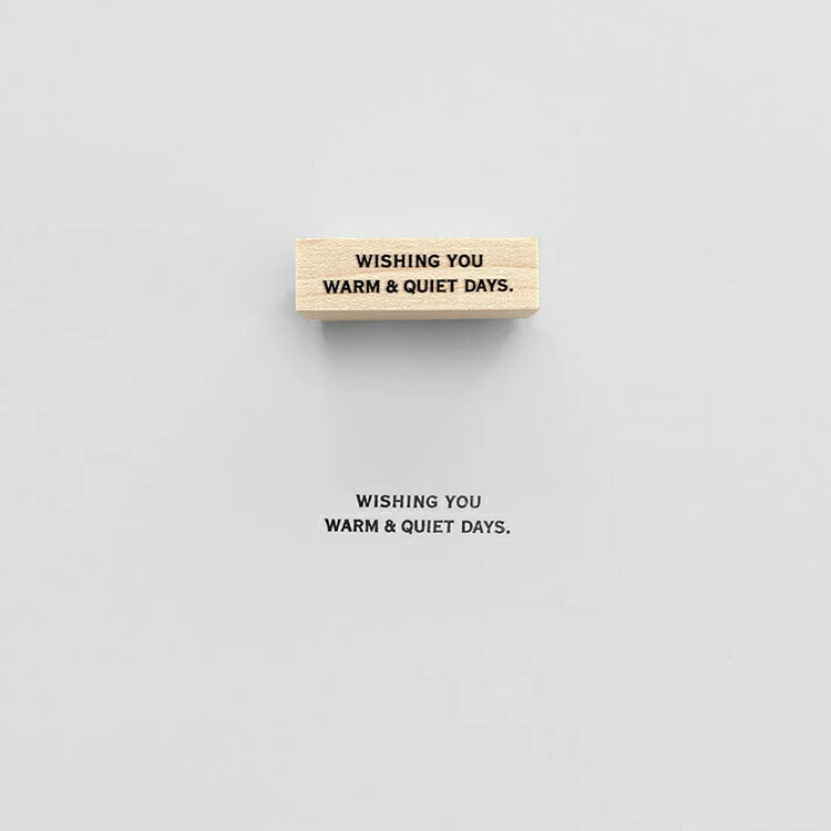 KNOOPWORKS Lot de 3 tampons en érable HELLO AUTUMN Autumn MAPLE VOUS SOUHAITANT DES JOURNÉES CHAUDES ET CALMES SET004