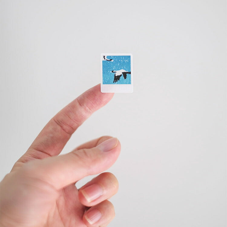 RAKUI HANA Snapshots 版画シール ポラロイド スナップショット 羅久井ハナ ラクイハナ らくいはな シール 版画 アーティスト ギフト プレゼント シール カード 風景 イラスト かわいい おしゃれ