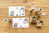 とみこはん TOMIKOHAN Gute Gouter オリジナルデザインスタンプ セット はんこの日