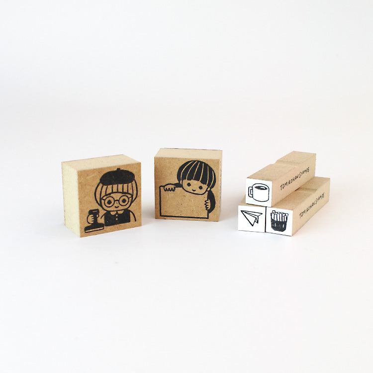 TOMIKOHAN GUTE GOUTER Original Design Stamp Set