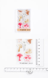 TO-MEI HAN Tampon transparent réaliste Kinoko Petit Showa Café Petit Chat Facteur Jakuchu Tigre Chat Rassemblement