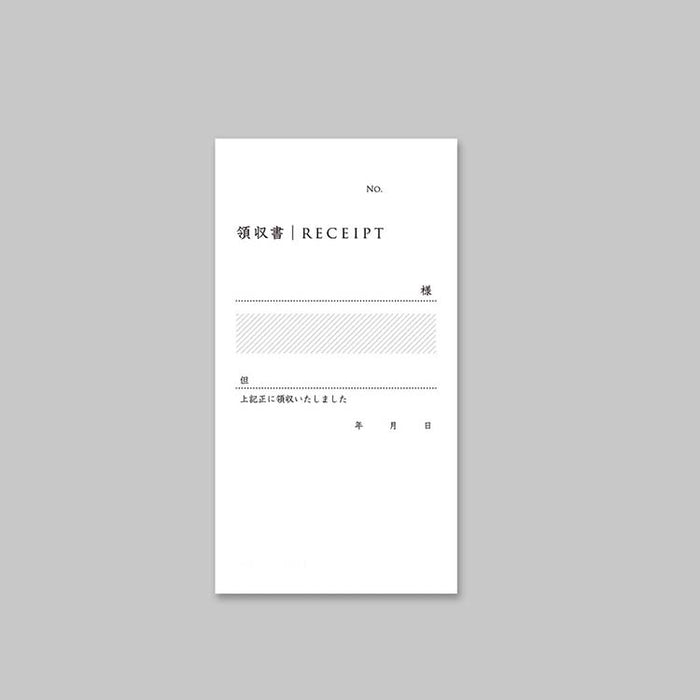 KNOOPWORKS クノープワークス 領収書 日 日本語 英 英語 単票 縦 タテ