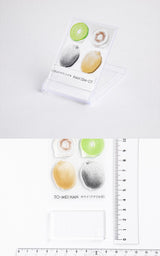 TO-MEI HAN Klarer Stempel, mehrfarbig, geschichtet, Obst, Erdbeere, Kiwi, Kiefer, Wassermelone, Mandarine, frische Zitrone, frischer Apfel, Acryl im Lieferumfang enthalten