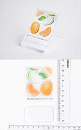 TO-MEI HAN Klarer Stempel, mehrfarbig, geschichtet, Obst, Erdbeere, Kiwi, Kiefer, Wassermelone, Mandarine, frische Zitrone, frischer Apfel, Acryl im Lieferumfang enthalten