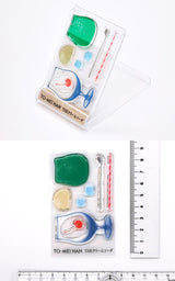 TO-MEI HAN Sello transparente Multicolor Apilamiento Helado suave/Sundae Torre Hamburguesa apilada THE Cream Soda Limonada Sensación Flor de primavera Clavel