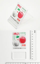 TO-MEI HAN Klarer Stempel, mehrfarbig, geschichtet, Obst, Erdbeere, Kiwi, Kiefer, Wassermelone, Mandarine, frische Zitrone, frischer Apfel, Acryl im Lieferumfang enthalten