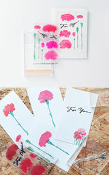 TO-MEI HAN Sello transparente Multicolor Apilamiento Helado suave/Sundae Torre Hamburguesa apilada THE Cream Soda Limonada Sensación Flor de primavera Clavel