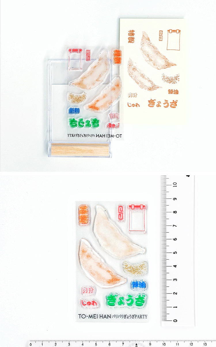 To-mei han clear tampon multicolor couches croustillantes gyoza parti Senbero