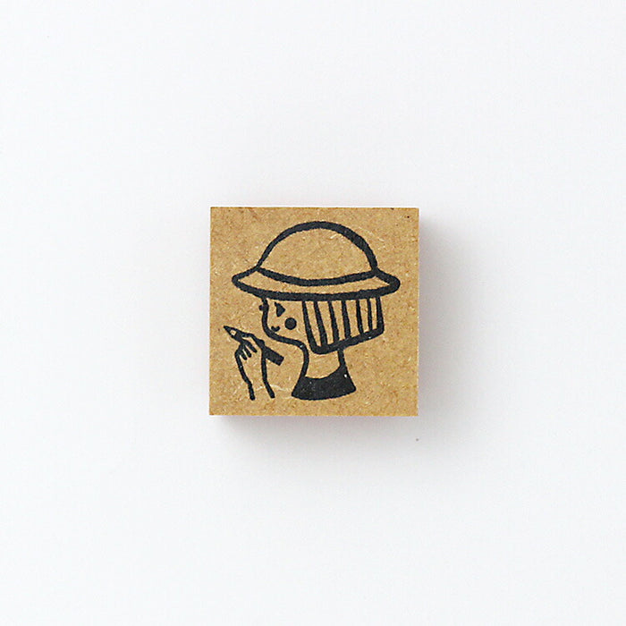 とみこはん TOMIKOHAN スタンプ 3センチ 3cm 30mm ボブさん 三つ編み