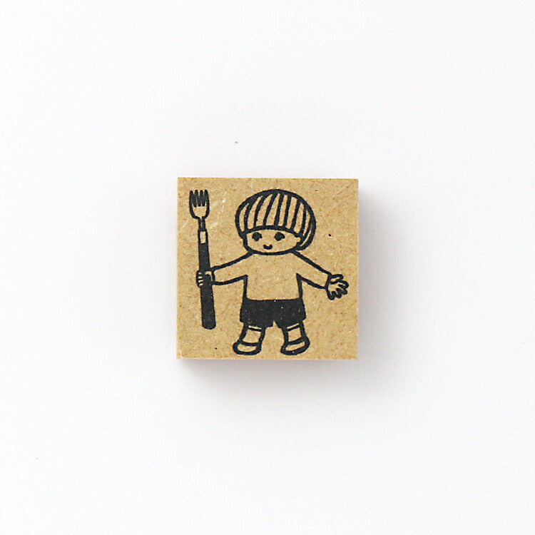 TOMIKOHAN Stamp 30mm Bob, Braids, Fork, Short-haired cat, Long-haired cat, Skateboarding, Standing rabbit, Standing rabbit with droopy ears, Writing a letter, Mash pencil