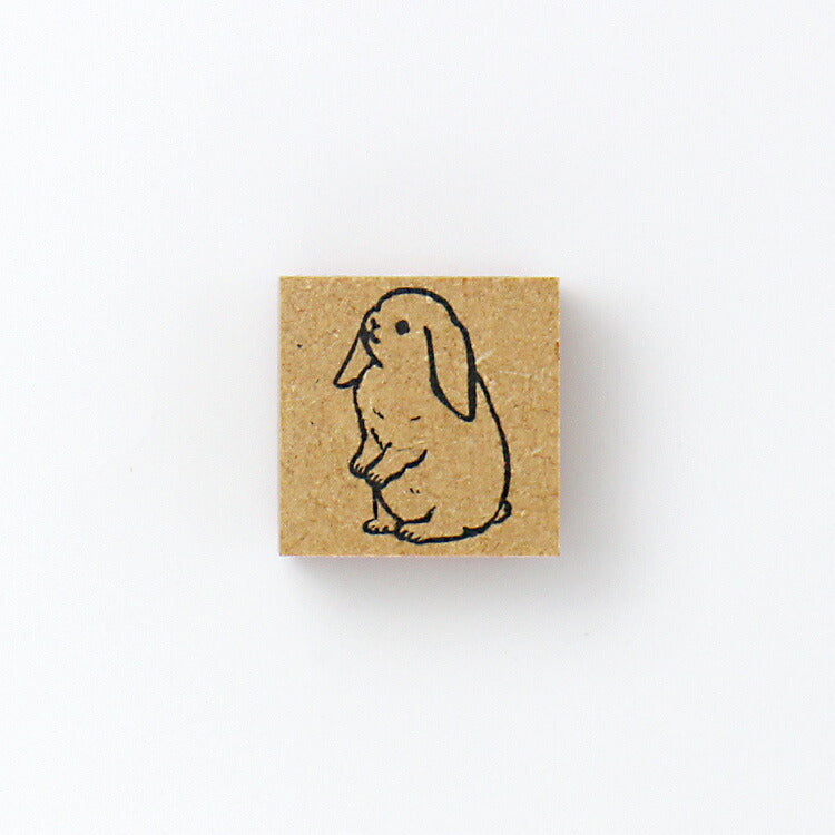 TOMIKOHAN Stamp 30mm Bob, Braids, Fork, Short-haired cat, Long-haired cat, Skateboarding, Standing rabbit, Standing rabbit with droopy ears, Writing a letter, Mash pencil