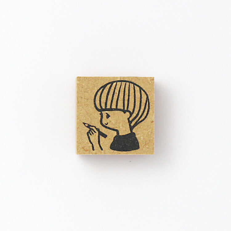 TOMIKOHAN Stamp 30mm Bob, Braids, Fork, Short-haired cat, Long-haired cat, Skateboarding, Standing rabbit, Standing rabbit with droopy ears, Writing a letter, Mash pencil