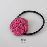 Hare Mizuhuki Halle Hair Elastic Plum Hair Nettoyage Mizuhiki