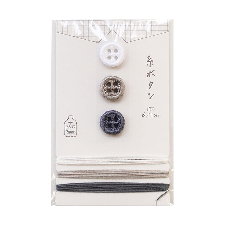 糸ボタンと糸のセット KAWAGUCHI