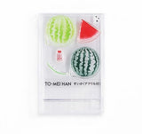 To-mei Han Clear Stamp Strawberry mit Acryl Erdbeer Kiwi Pine Mandarin Orangen Tomeihan-01-Ta