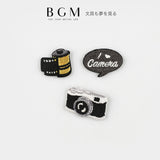 BGM 刺繍ステッカー マイタグ カメラ