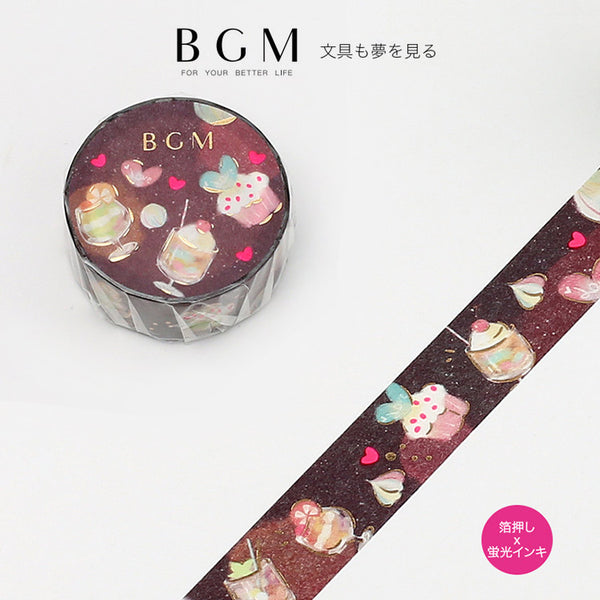 BGM マスキングテープ Special ナイトドリーム 甘い夢 15mm