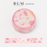 BGM マスキングテープ Special 桜 飛花 15mm