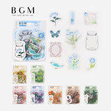 BGM クリアシール 瓶の中に花が咲く BGM-CSEAL003 BS-PFB