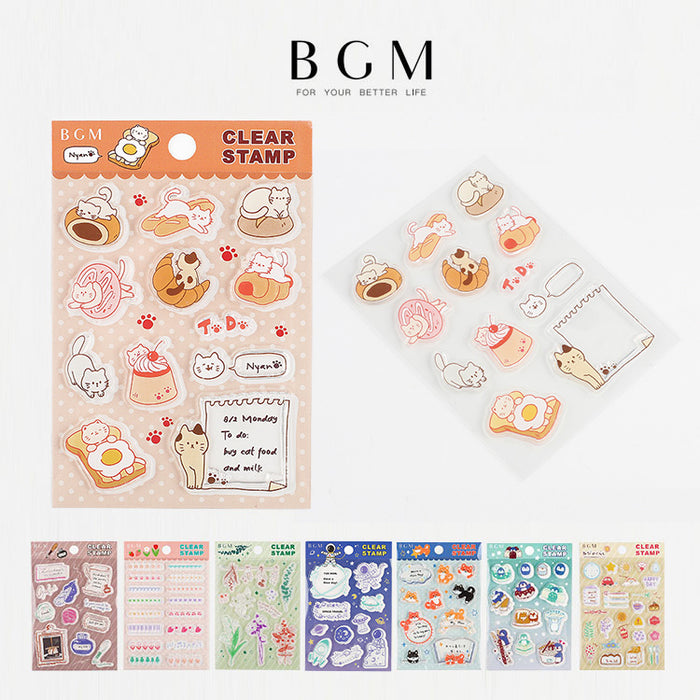 BGM クリアスタンプ STP001 BT-CS – gute gouter