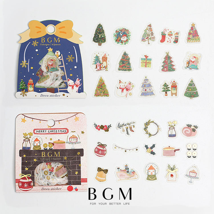 BGM フレークシール クリスマス限定 BGM-XMAS21FS BS-FGLC