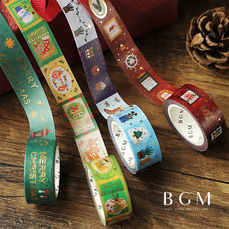 BGM マスキングテープ クリスマス限定 15mm BGM-XMAS21S BM-SPLM