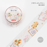 BGM Clear Tape LIFE Flower 30mm BGM-PET002 BM-CB