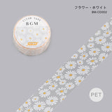 BGM Clear Tape Life Flower 20mm BGM-PET001 BM-CD