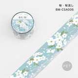 BGM クリアテープ スペシャル 透明 30mm 桜 PET004-BM-CSA