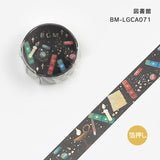 BGM マスキングテープ Life 花 15mm LIFE006-BM-LGCA