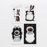 Kinotrico Stamp Card Set A Card 4 Pattern X each 5 pieces