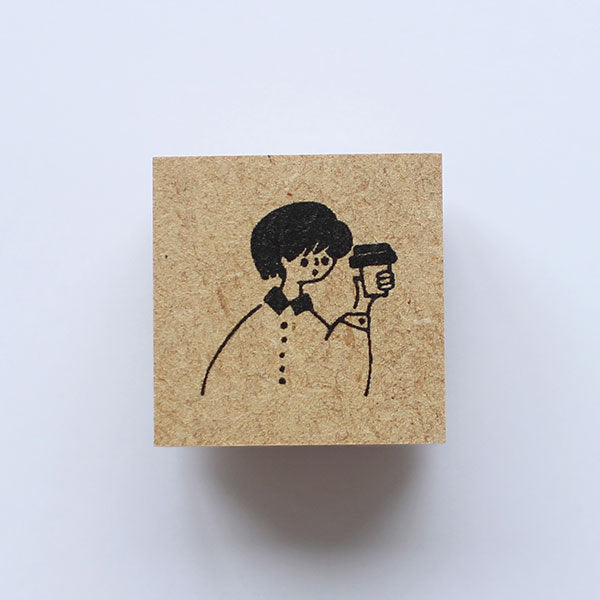 【166】ラバースタンプ  リンゴ麻袋ワッショイ 166】ラバースタンプ リンゴ麻袋ワッショイ