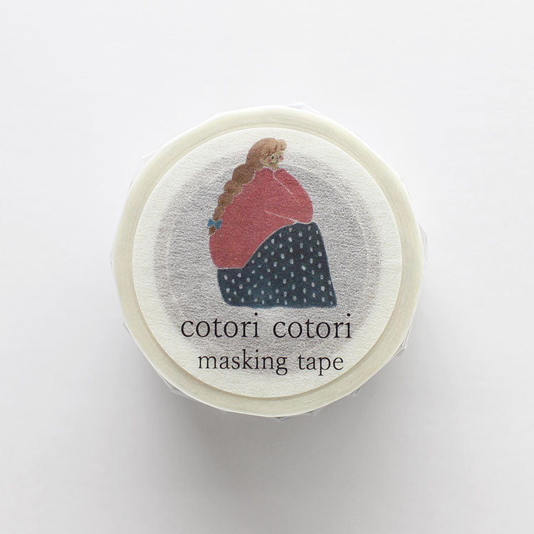 Cotori Cotori -Klebeband mit Aquarell 25 mm x 10 m gezeichnet
