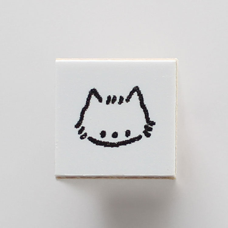 Cotori Cotori 고무 스탬프 싱글 고양이 고무 스탬프 전용 얼굴