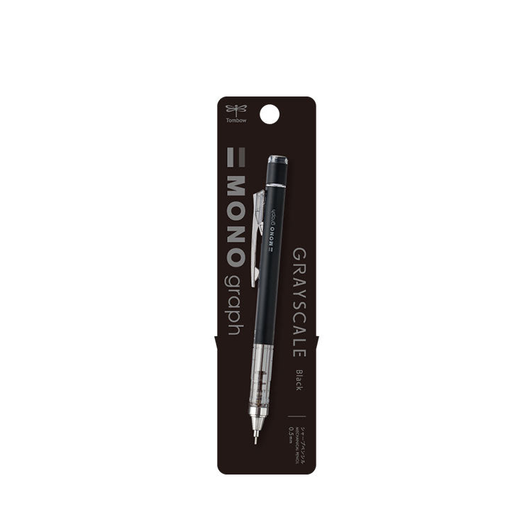 Grayscale Gracecale Limited Tombow 모노 기계 연필 0.5mm 모노 그래프 Frixion