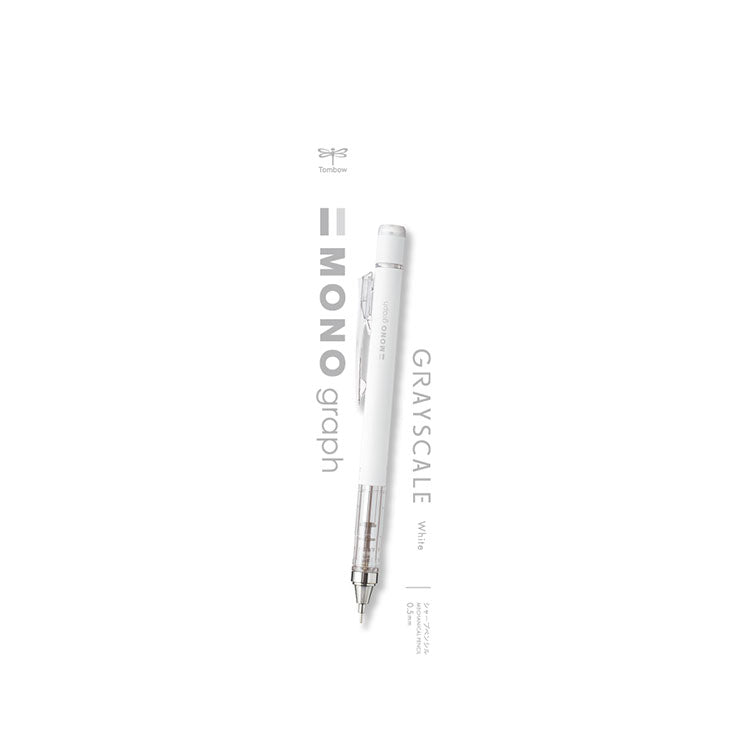 Grayscale Gracecale Limited Tombow Mono Mechanical Pencil 0.5 mm Monografía Frixion