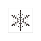 OSCOLABO スタンプ 冬の風物詩 雪の結晶