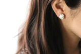 hare 結びの小さな耳飾り 水引バンド ピアス 水引 ハレ 飾り アクセサリー ジュエリー 装身具 日本 文化 作家 HARE Earrings Accessory Mizuhiki MU-E5(E)