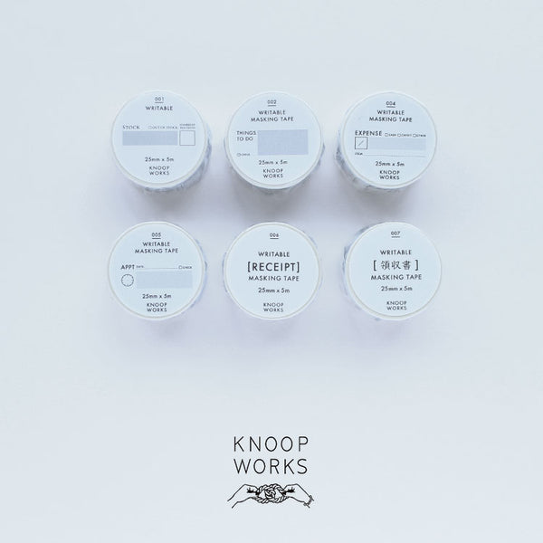 KNOOPWORKS マスキングテープ 25mm ミシン目入り MT-05