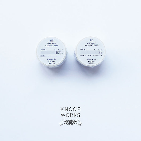 KNOOPWORKS マスキングテープ 薬 25mm