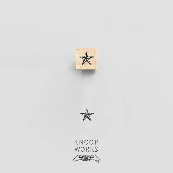 KNOOPWORKS クノープワークス スタンプ STAR 星 はんこ 手帳 カード スタンプ