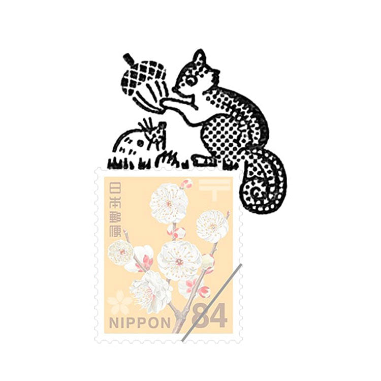 Série d'animaux de timbres et de timbres