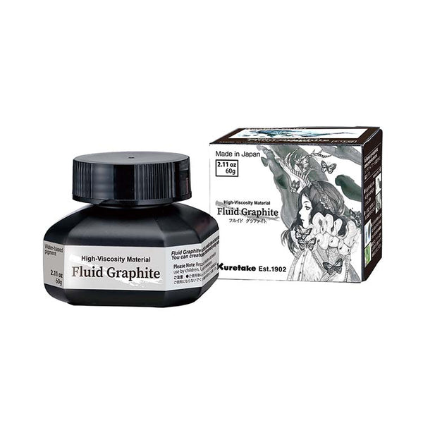 KURETAKE Inktober 限定商品 FLUID GRAPHITE 60g 黒インク CE900-6/IKTB CE900-6/IKTB