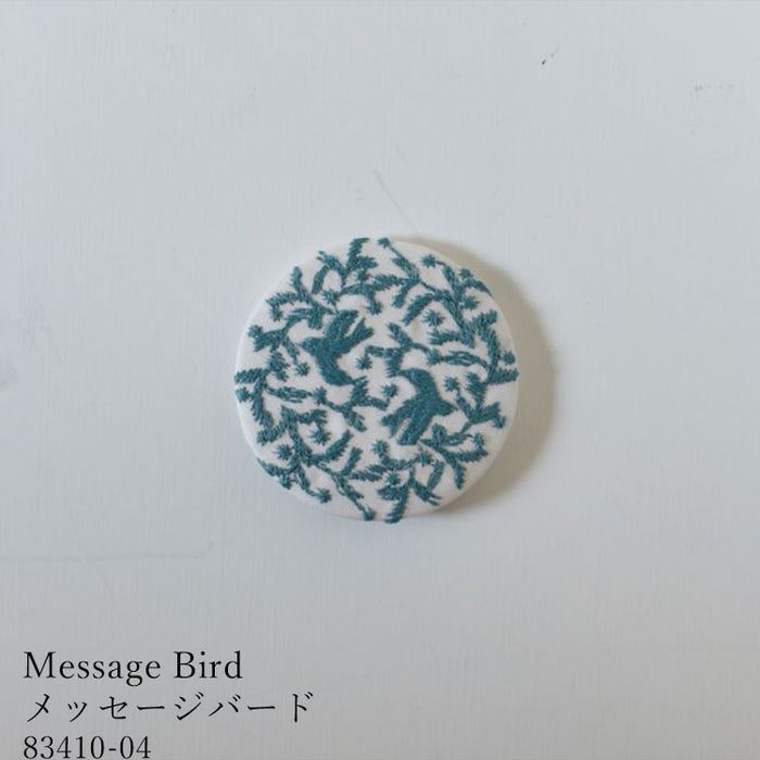 Classiky 点と線模様製作所 刺繍缶バッチ KS-NH062 缶バッジ – gute gouter