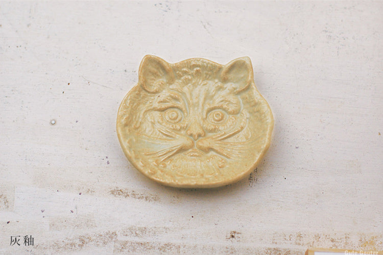 倉敷意匠 classiky 猫の陽刻豆皿