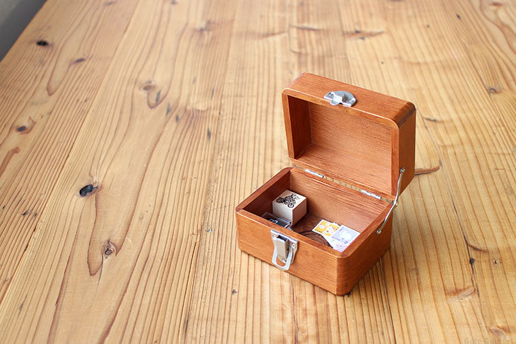 Klassische Handtasche kleine Box Tsuga Wood 17099-02